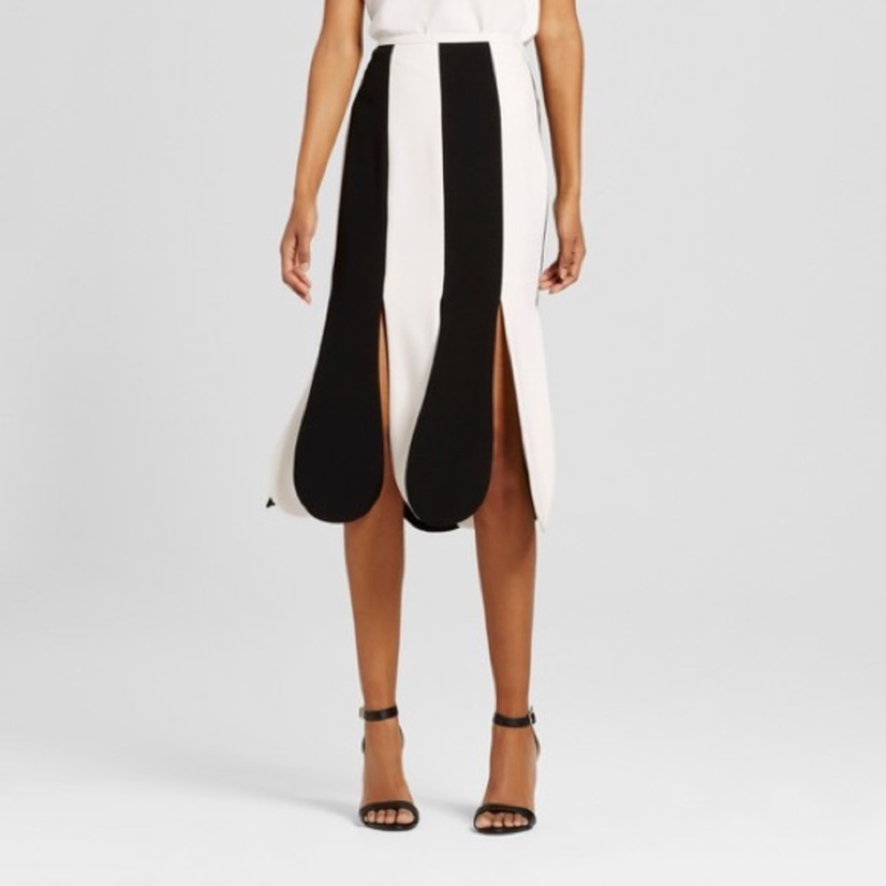 Victoria Beckham x Target Scallop Skirt SZ 2